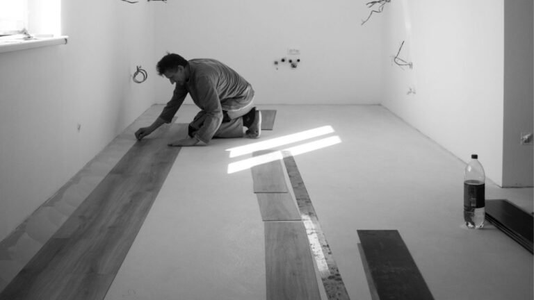 Couper de parquet propre
