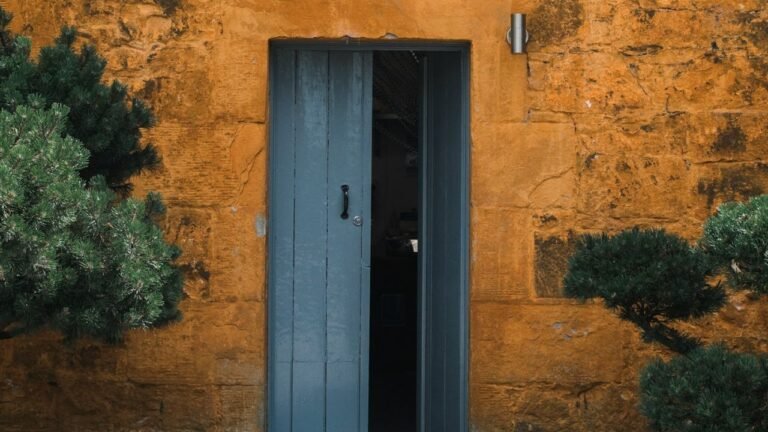 Porte poussant gauche ou droite